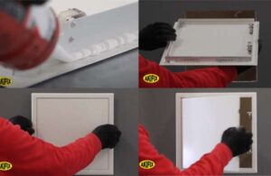 Pasos de instalación trampillas metálicas 2