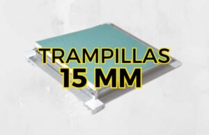 Trampillas pladur 15 mm